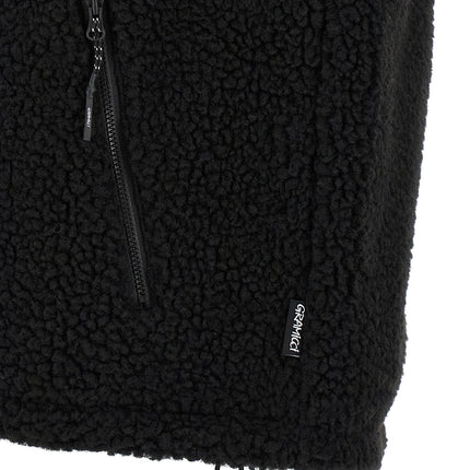 Gramicci Black Polyester Sleeveless Jacket