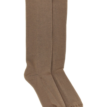 DRKSHDW Beige Cotton Socks