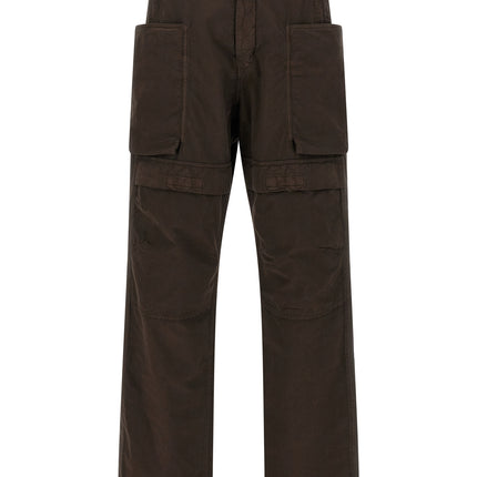 DRKSHDW Brown Cotton Cargo Pants