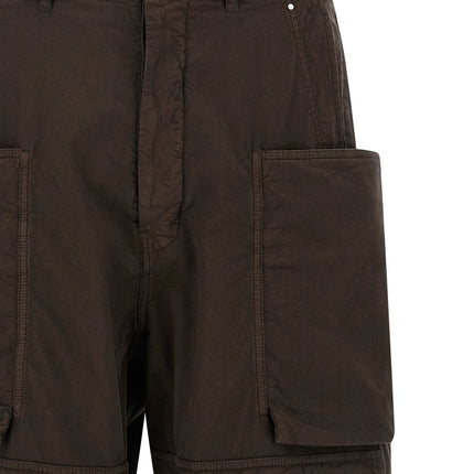 DRKSHDW Brown Cotton Cargo Pants