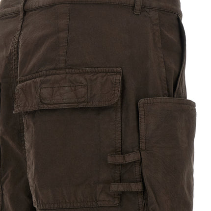 DRKSHDW Brown Cotton Cargo Pants