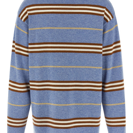 Guest in Residence Blue Cashmere Polo Shirt