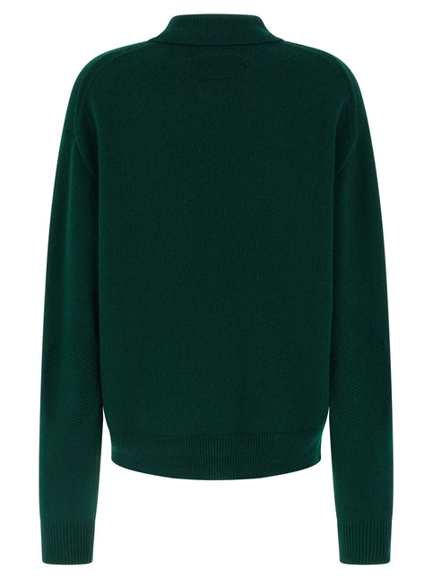 Guest in Residence Bicolor Cashmere Polo Shirt