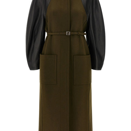 Fendi Bicolor Viscose Coat