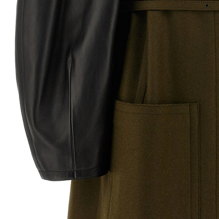 Fendi Bicolor Viscose Coat