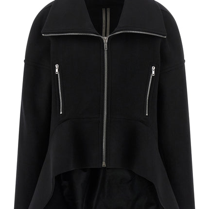 Rick Owens Black Virgin Wool Coat