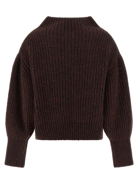 Dries Van Noten Bordeaux Wool Cardigan