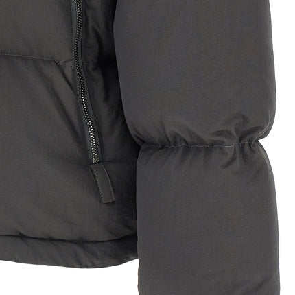 Dolce & Gabbana Gray Polyamide Full-Length Jacket