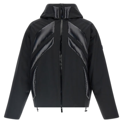MONCLER GENIUS Black Polyamide Full-Length Jacket