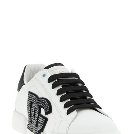 Dolce & Gabbana Bicolor Calfskin Sneakers