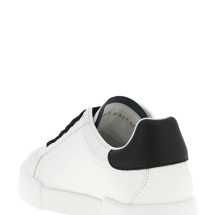 Dolce & Gabbana Bicolor Calfskin Sneakers