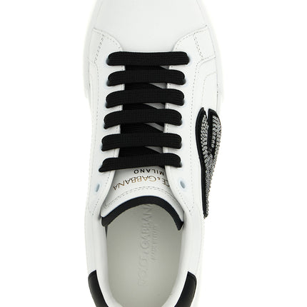Dolce & Gabbana Bicolor Calfskin Sneakers
