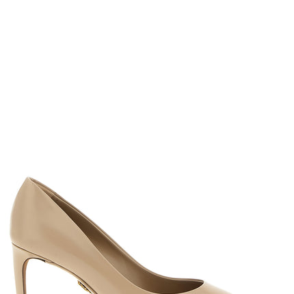 Dolce & Gabbana Beige Calfskin High Heel Pumps