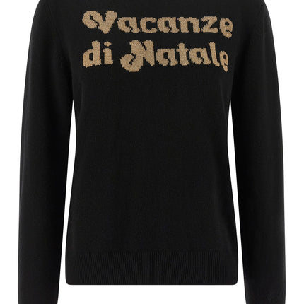 MC2 Saint Barth Black Wool Cardigan