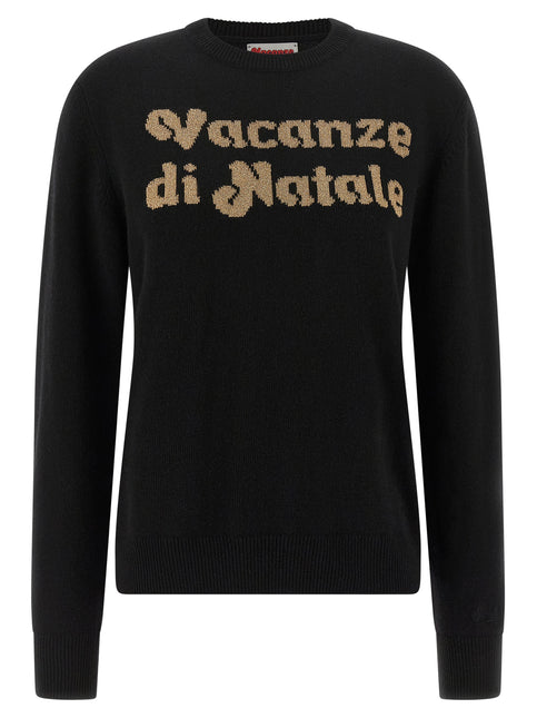 MC2 Saint Barth Black Wool Cardigan