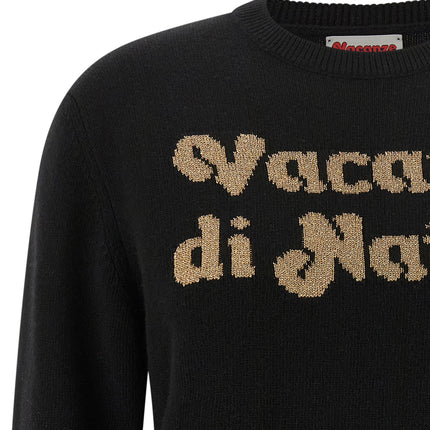 MC2 Saint Barth Black Wool Cardigan