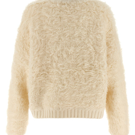 GOLDBERGH White Wool Cardigan