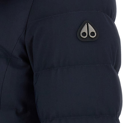 Moose Knuckles Blue Nylon Parka