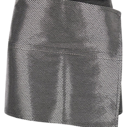 Haikure Gray Cotton Long Skirt