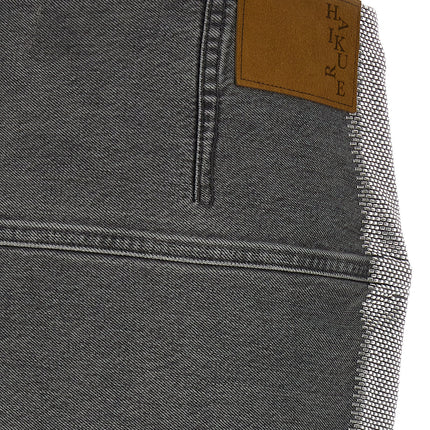 Haikure Gray Cotton Long Skirt