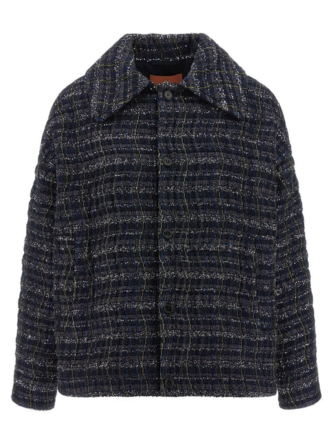 Missoni Blue Viscose Coat