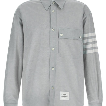 Thom Browne Gray Cotton Blouse