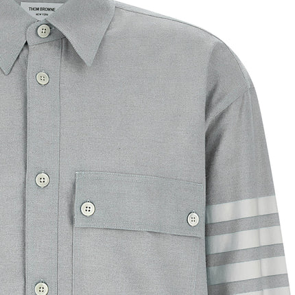 Thom Browne Gray Cotton Blouse