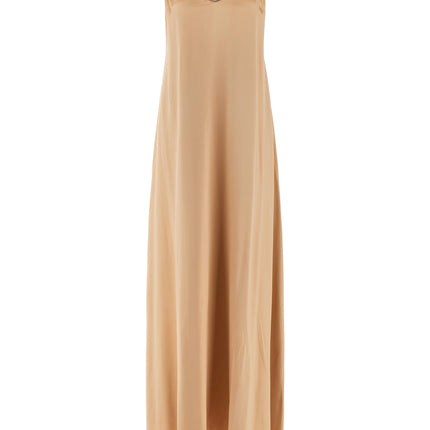 Ferragamo Beige Viscose Long Dress