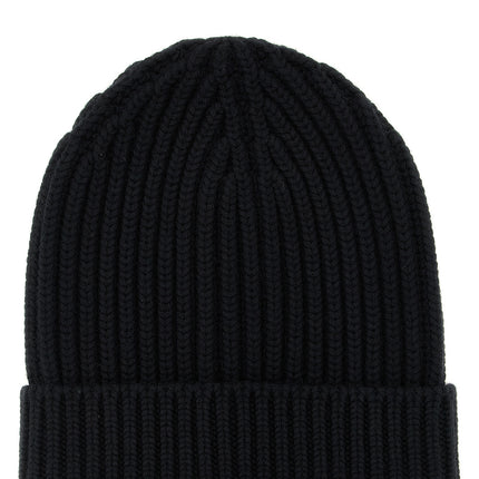 Dolce & Gabbana Black Wool Beanie