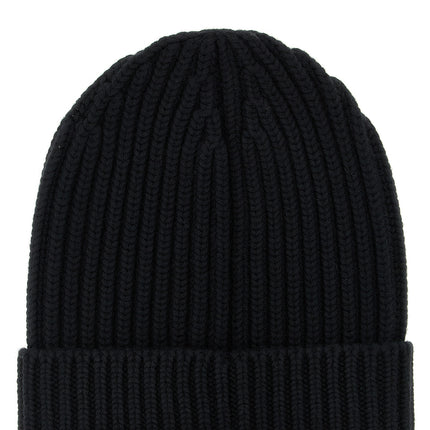 Dolce & Gabbana Black Wool Beanie