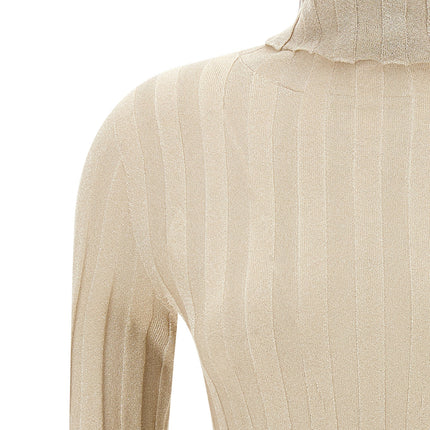 Fabiana Filippi Gold Viscose Cardigan