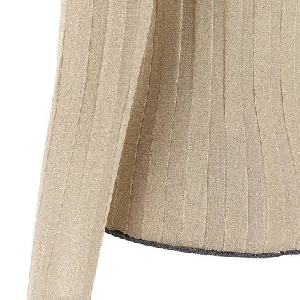 Fabiana Filippi Gold Viscose Cardigan