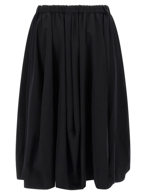 Comme Des Garçons Black Wool Mini Skirt