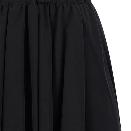 Comme Des Garçons Black Wool Mini Skirt