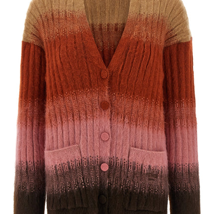 Fendi Multicolor Wool Cardigan