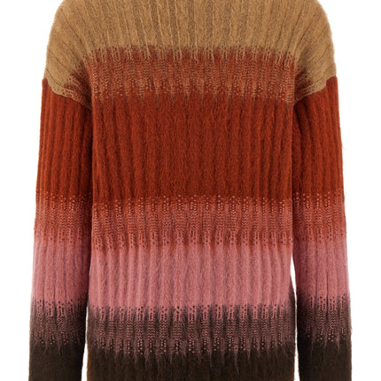 Fendi Multicolor Wool Cardigan