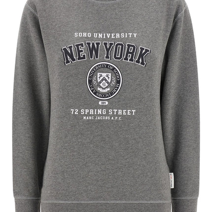 A.P.C. Gray Cotton Sweatshirt