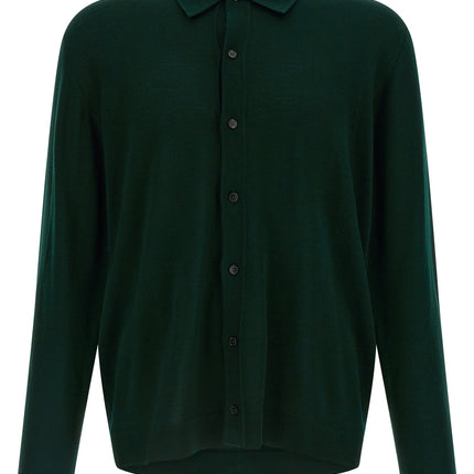 Roberto Collina Bicolor Merino Wool Cardigan