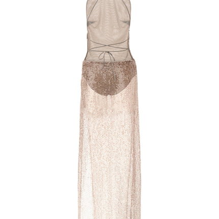 The Andamane Multicolor Polyester Long Dress