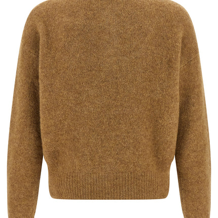 Ami Paris Beige Alpaca Leather Polo Shirt