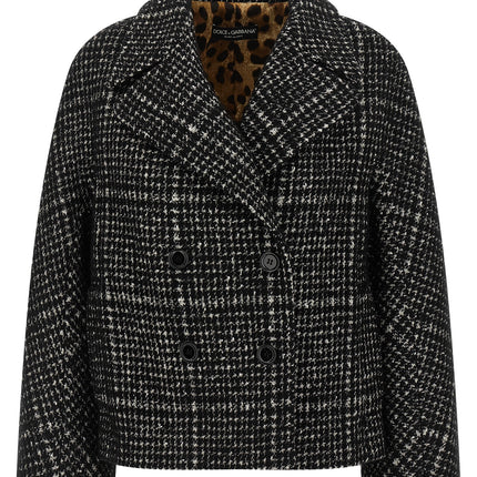 Dolce & Gabbana Bicolor Cotton Coat