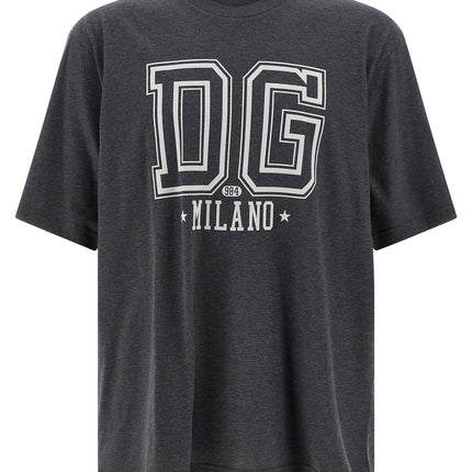 Dolce & Gabbana Gray Cotton T-Shirt