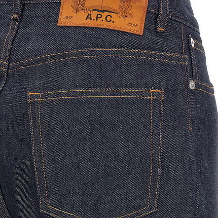 A.P.C. Blue Cotton Straight-Leg Jeans