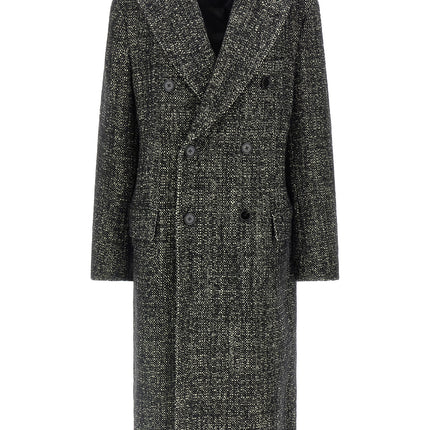 Dolce & Gabbana Bicolor Polyamide Coat