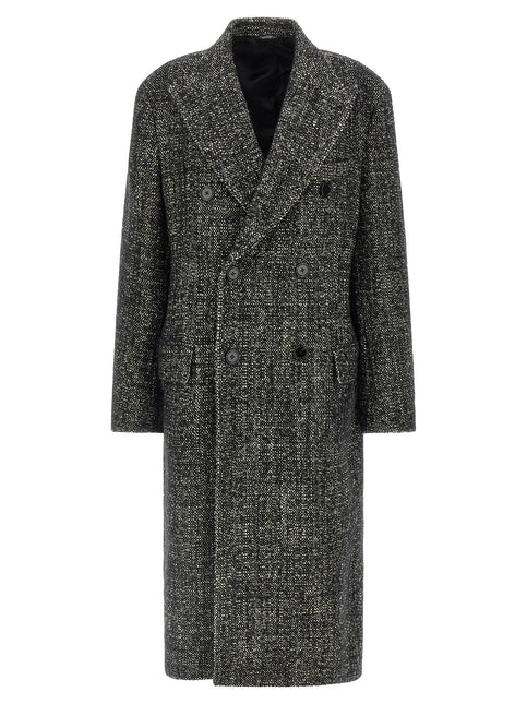 Dolce & Gabbana Bicolor Polyamide Coat