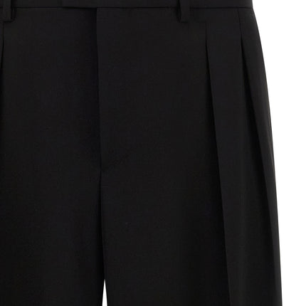 Dolce & Gabbana Black Virgin Wool Dress Pants
