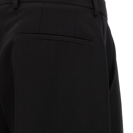 Dolce & Gabbana Black Virgin Wool Dress Pants