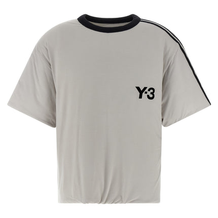 Y-3 Gray Lyocell T-Shirt