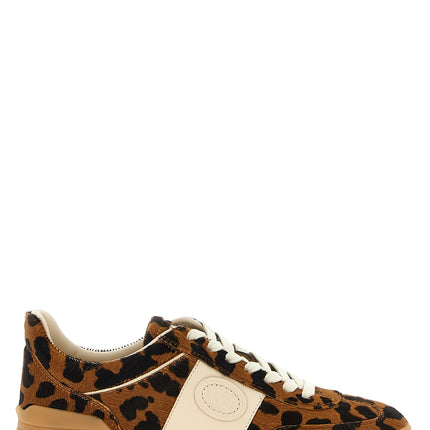 Valentino Garavani Brown Calfskin Low Top Sneakers