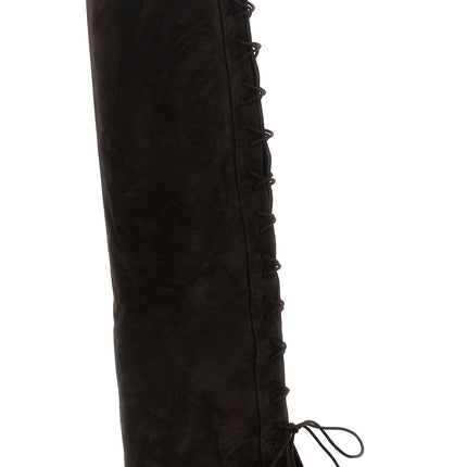 Paris Texas Brown Calfskin Over The Knee
